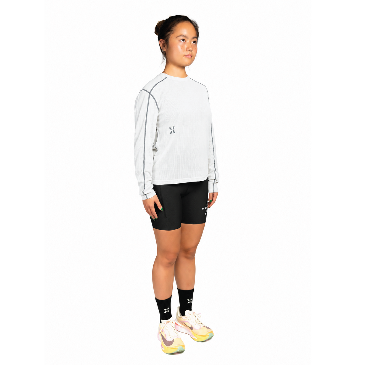 Waffle Long-Sleeve - Off White