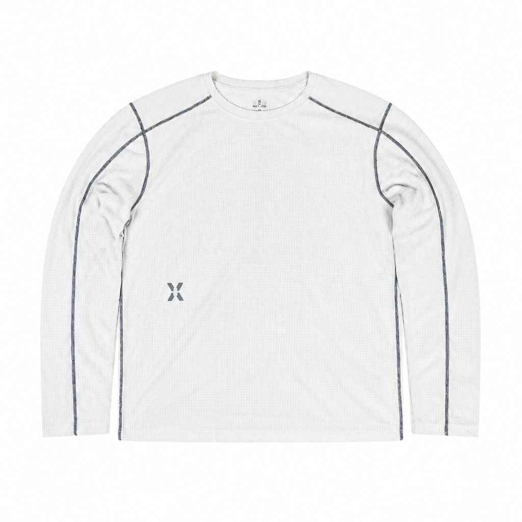 Waffle Long-Sleeve - Off White